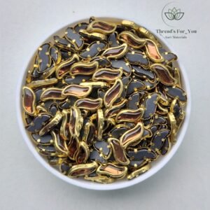 S Shape - Gold Stone