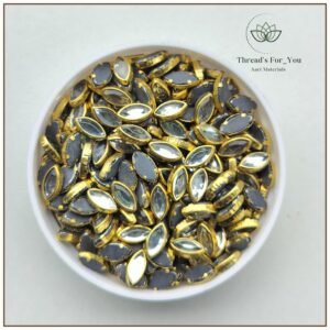 8k Eye Shape - White Stone