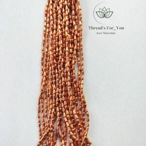 4mm Copper Rice Beads