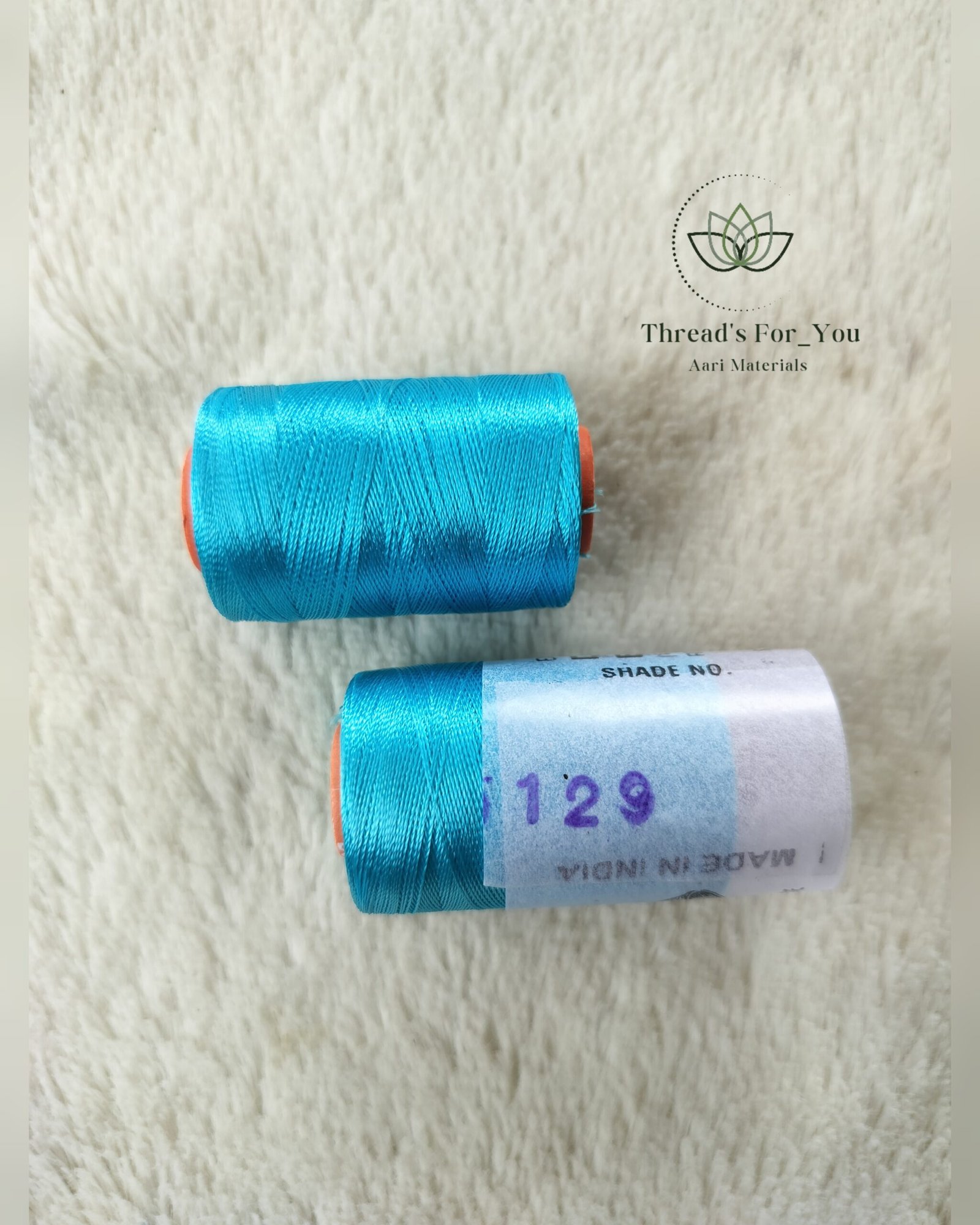 Double Bell Silk Thread - Sky Blue