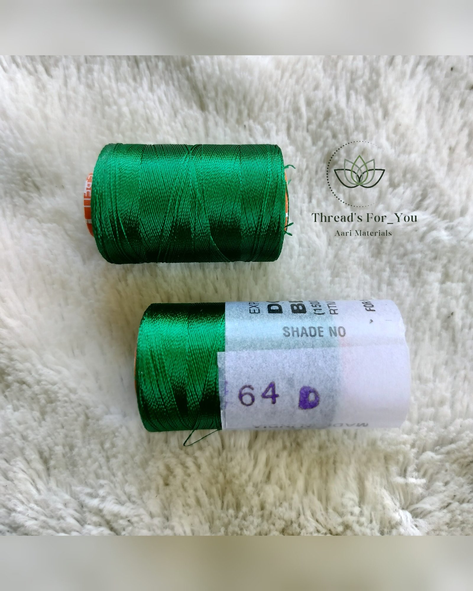 Double Bell Silk Thread - Shade No 64D