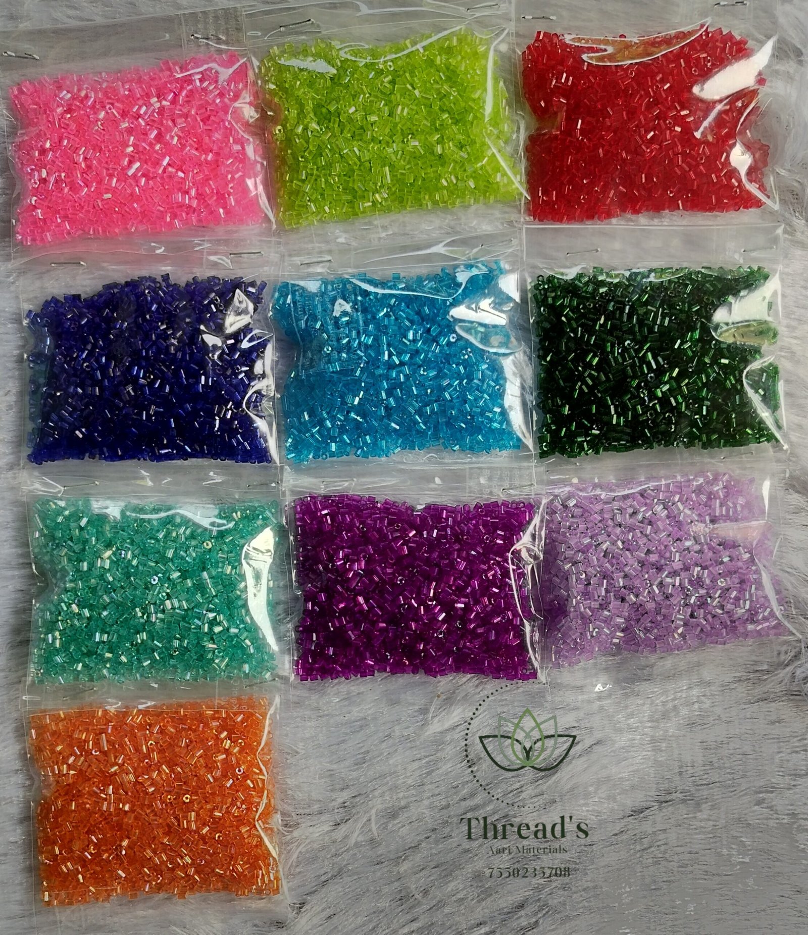 Colour Cut Beads