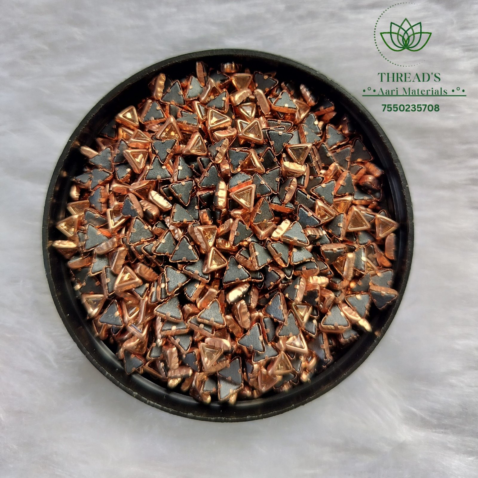 Triangle Shape - Copper Stone