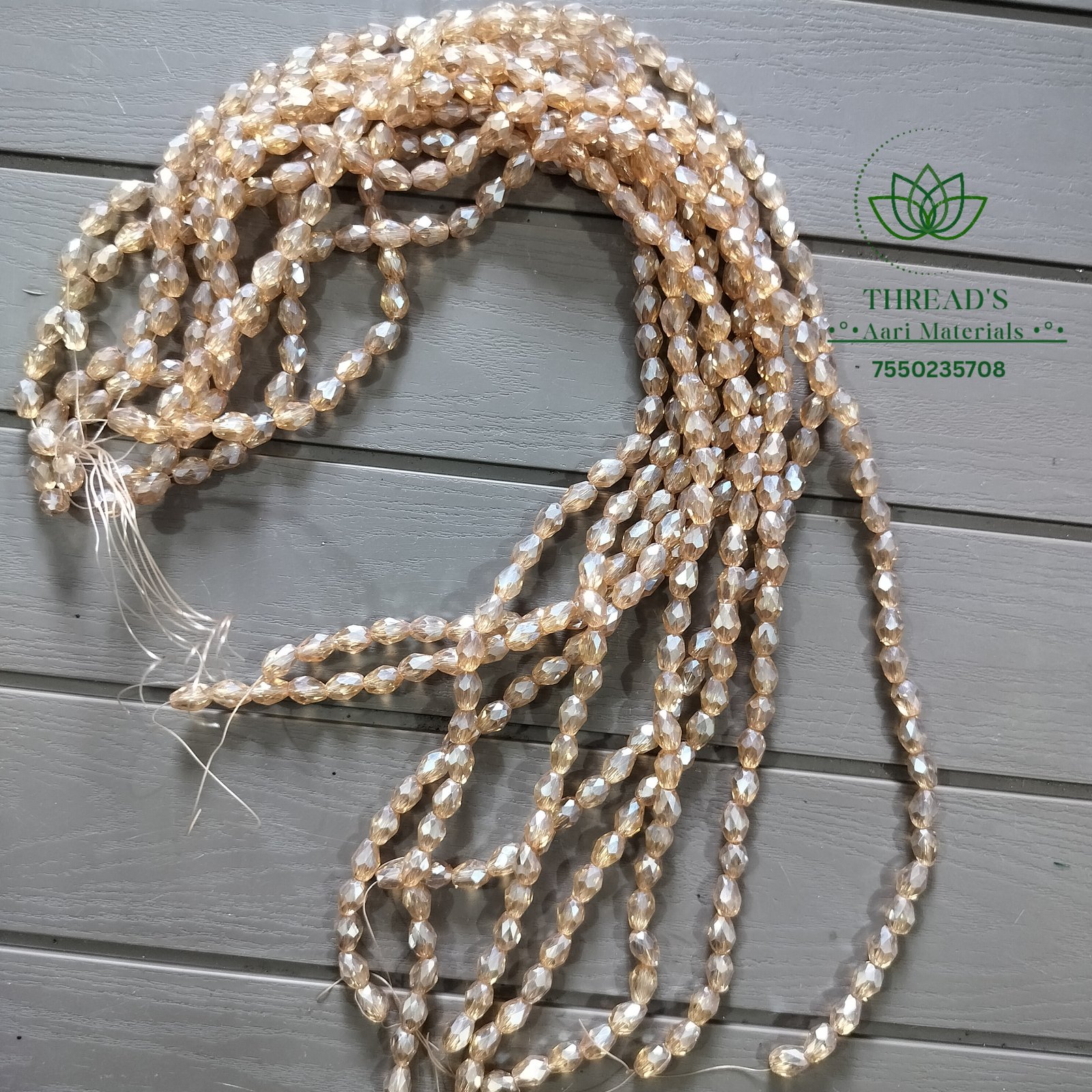 Gold - Crystal Drop Hangings