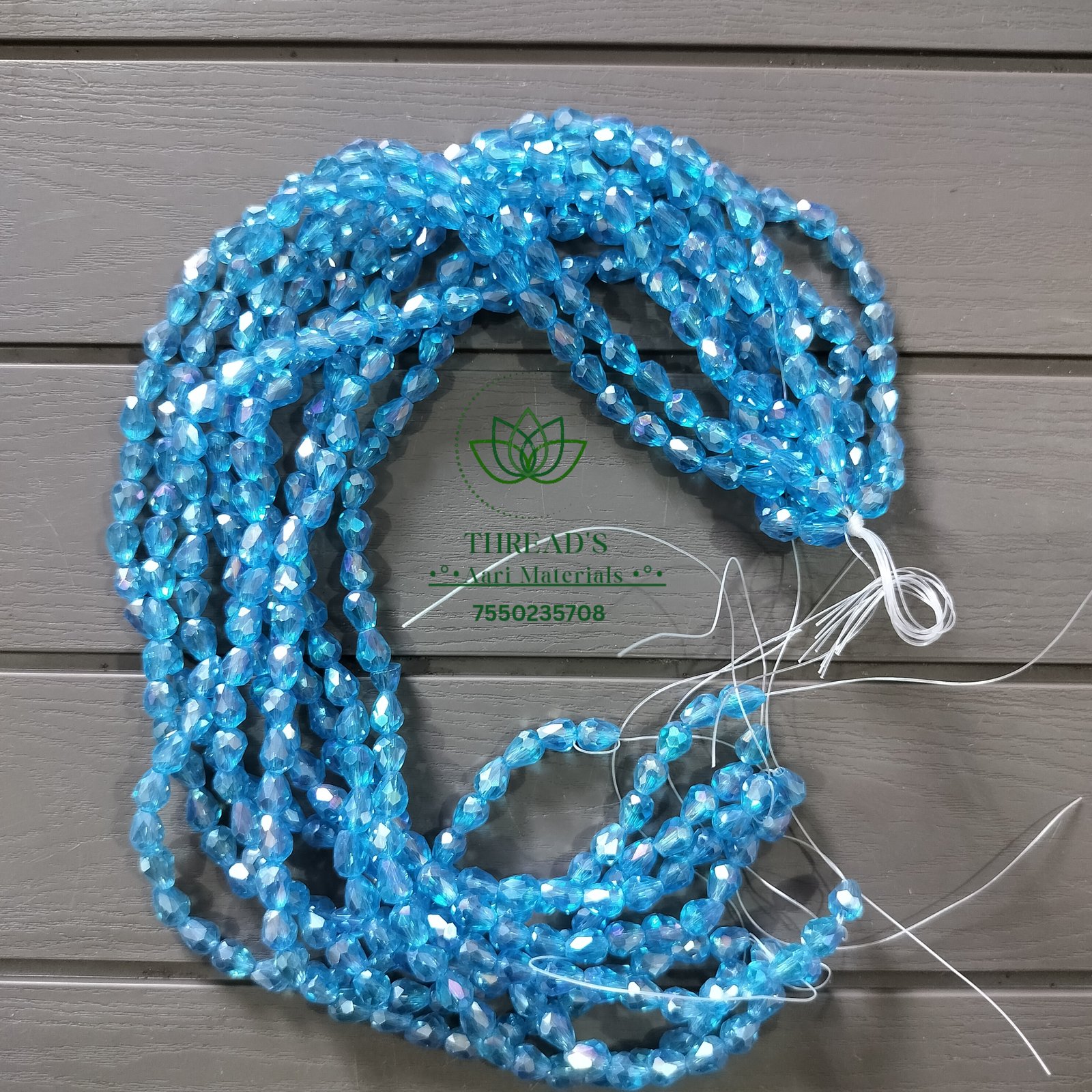 Sky blue- Crystal Drop Hangings