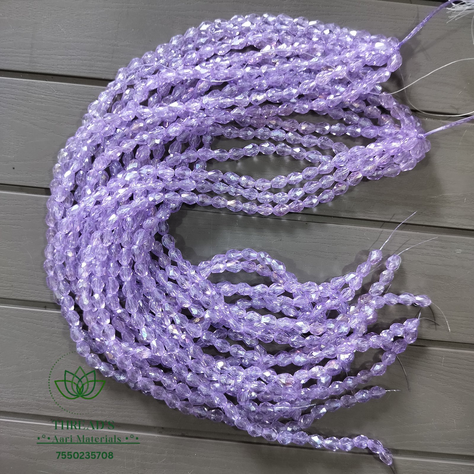 Lavender - Crystal Drop Hangings
