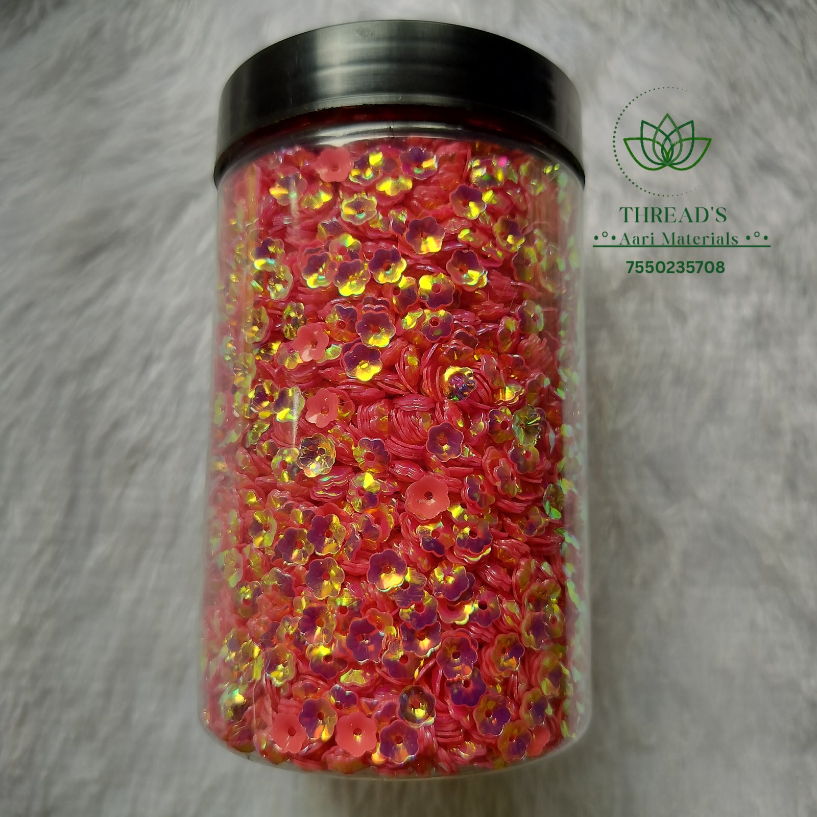 Rani pink- 4mm Sequence