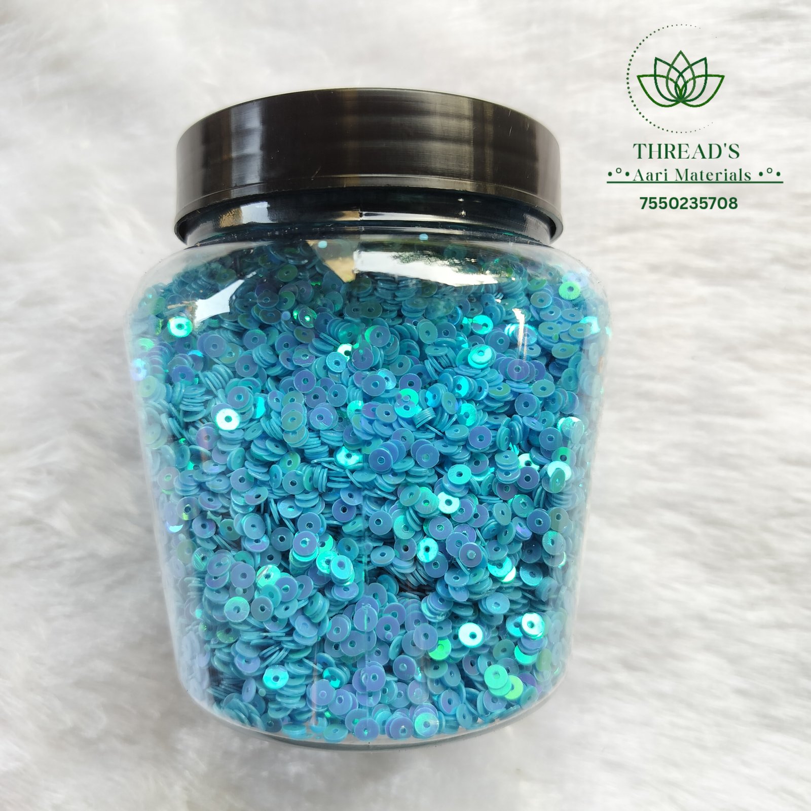 Skyblue- 4mm Sequence