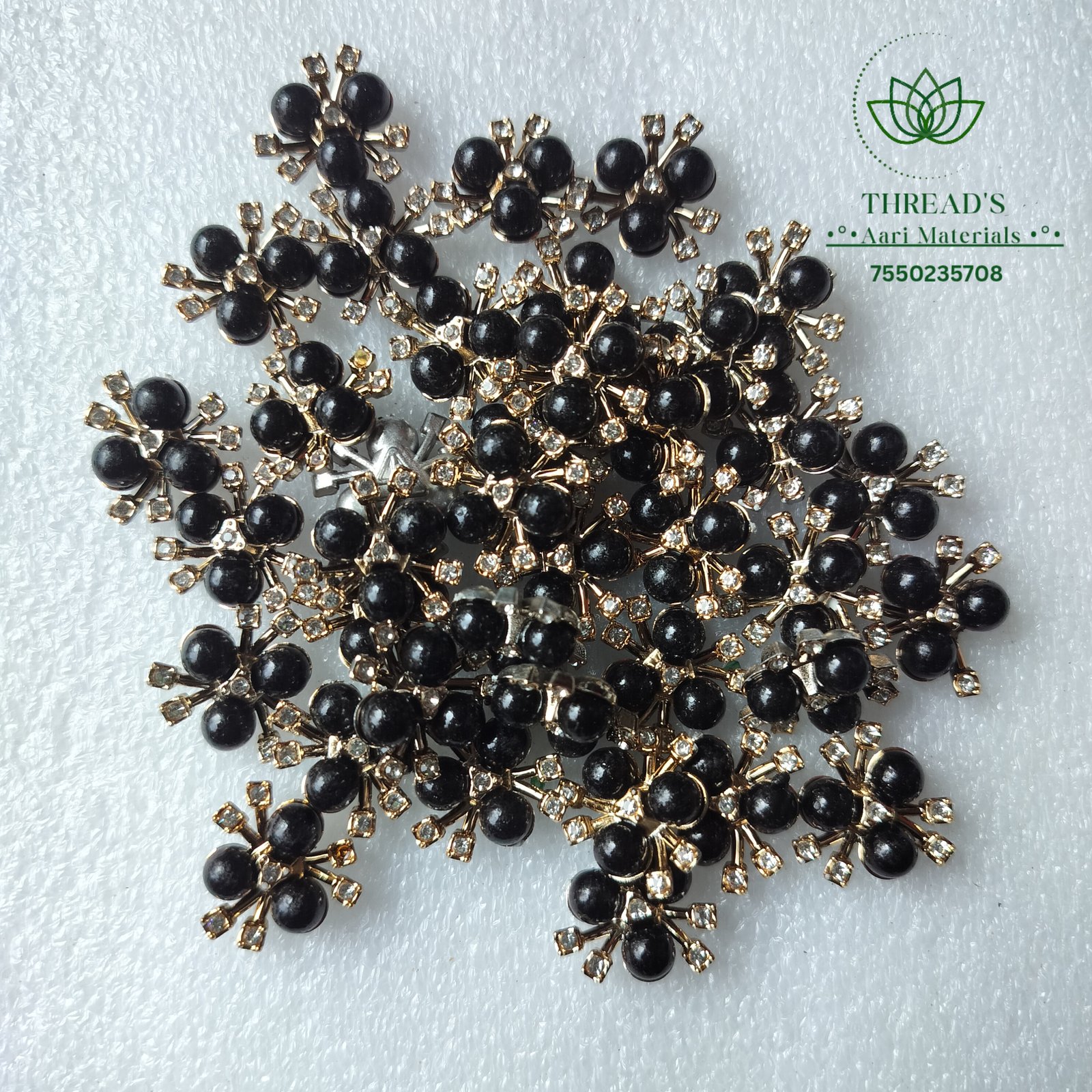 Black Pearl With Stone