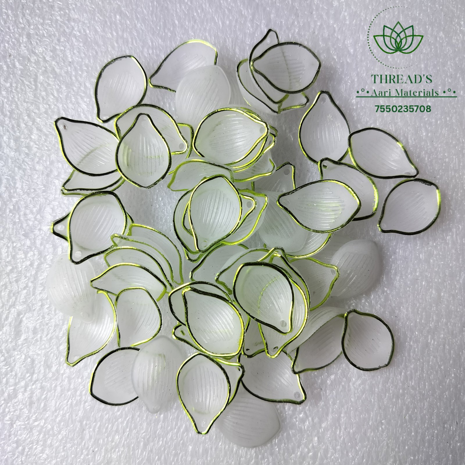 Green Outline Petals