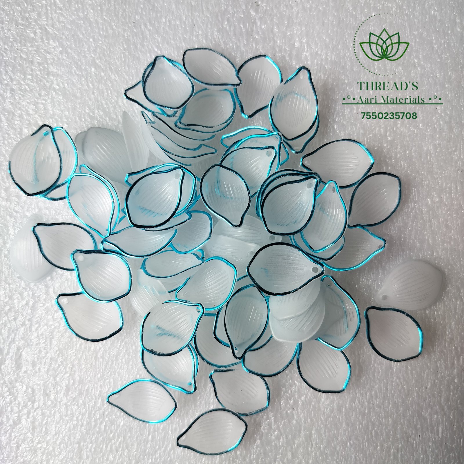 Skyblue Outline Petals