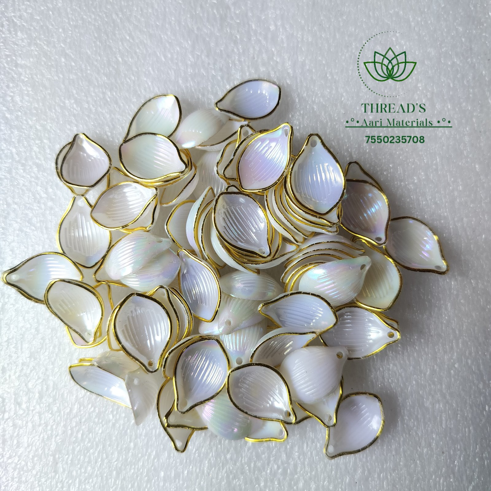 Shining White Petals