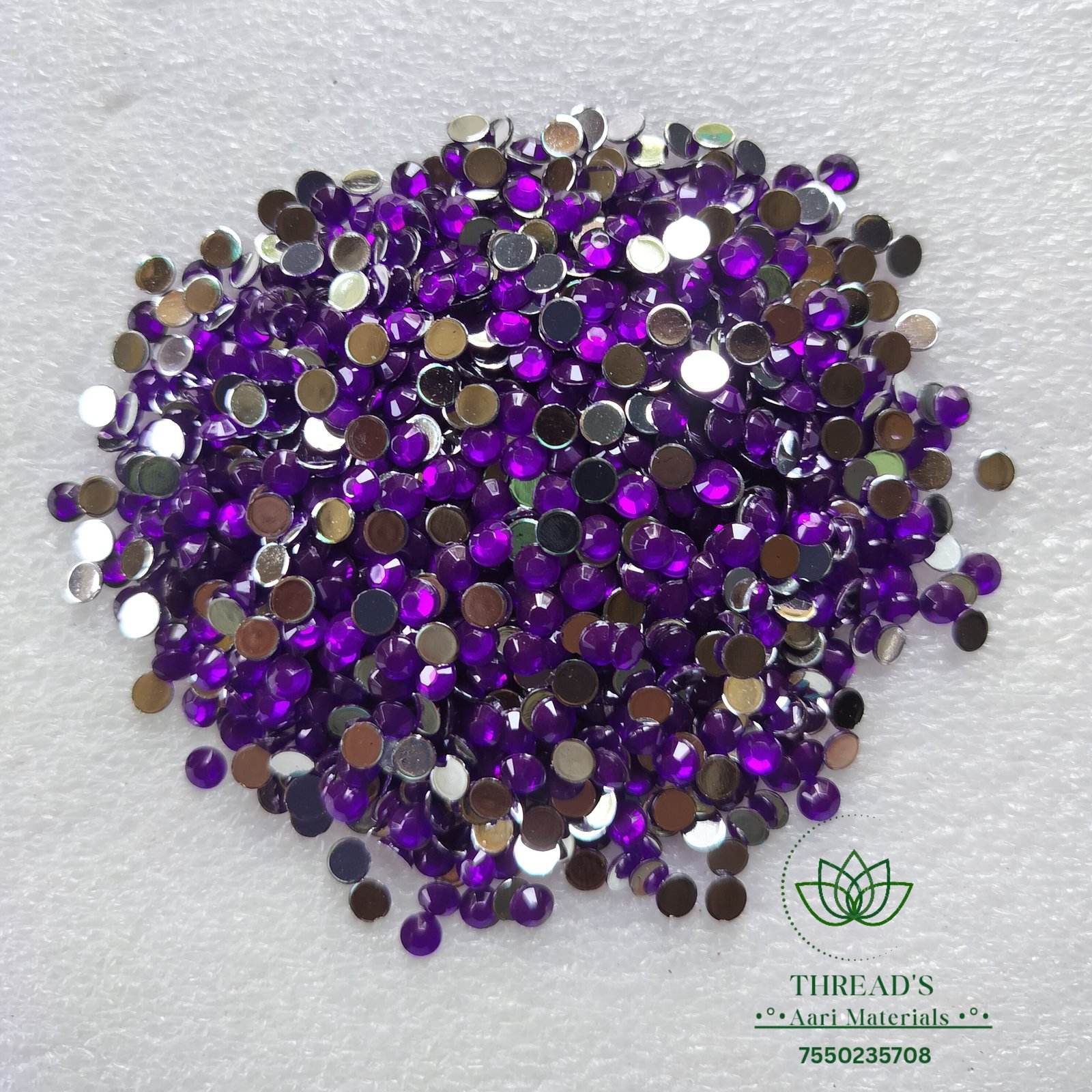 Violet - Round Shape Stone