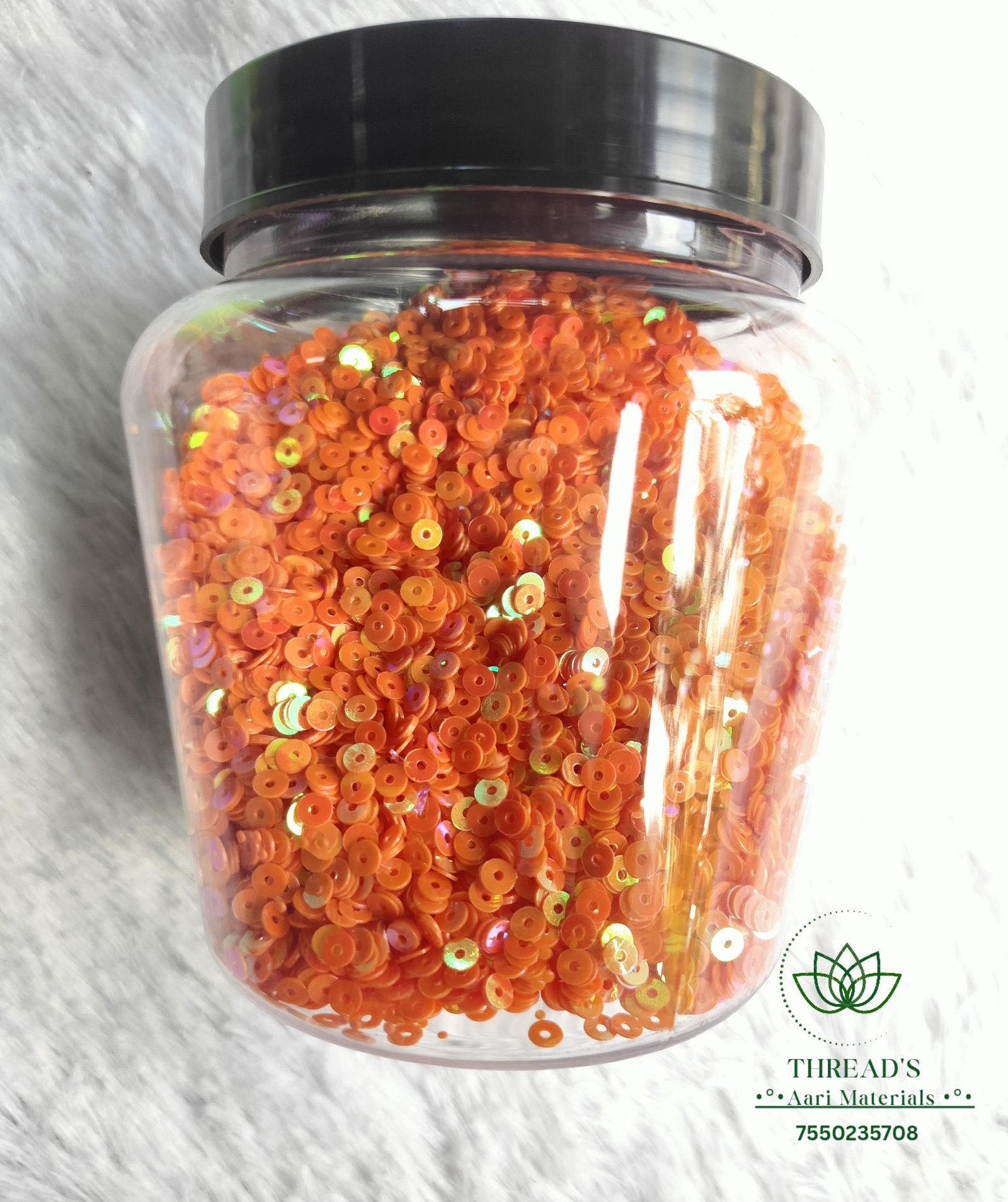 Orange- 4mm Sequence